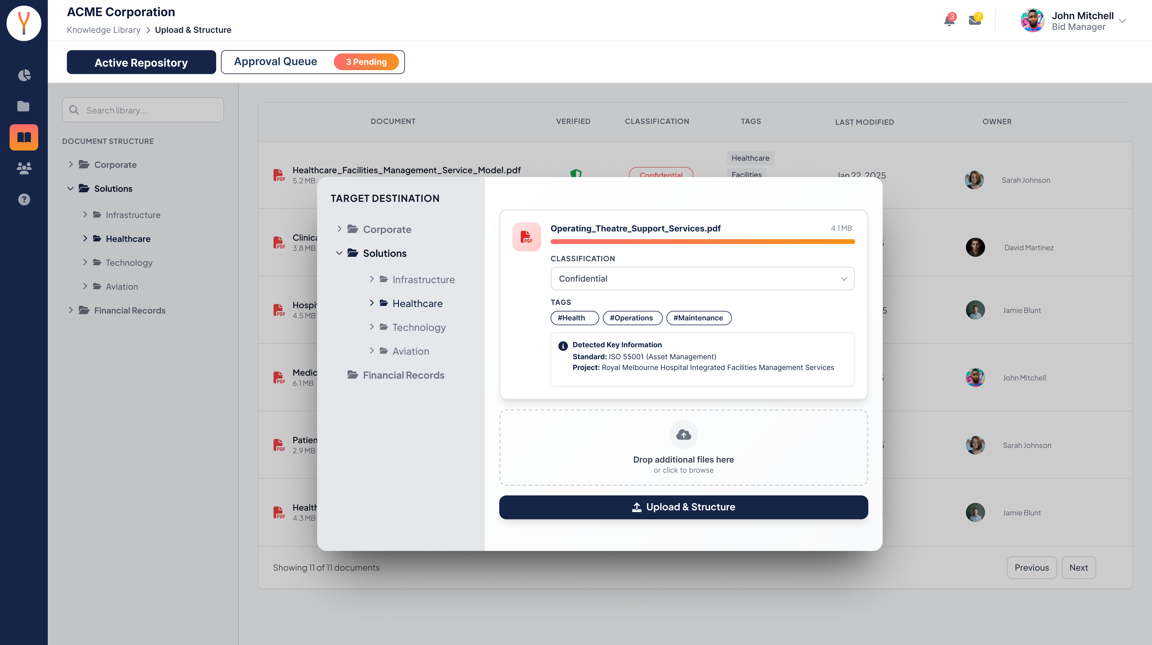 Ingest & Structure - Click to enlarge